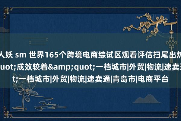 人妖 sm 世界165个跨境电商综试区观看评估扫尾出炉 青岛获评&quot;成效较着&quot;一档城市|外贸|物流|速卖通|青岛市|电商平台