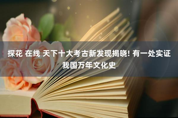 探花 在线 天下十大考古新发现揭晓! 有一处实证我国万年文化史